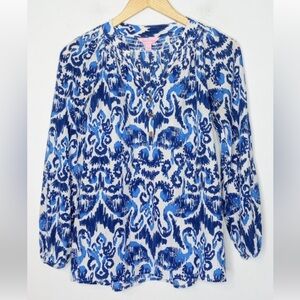 Lily Pulitzer Elsa Silk Blouse